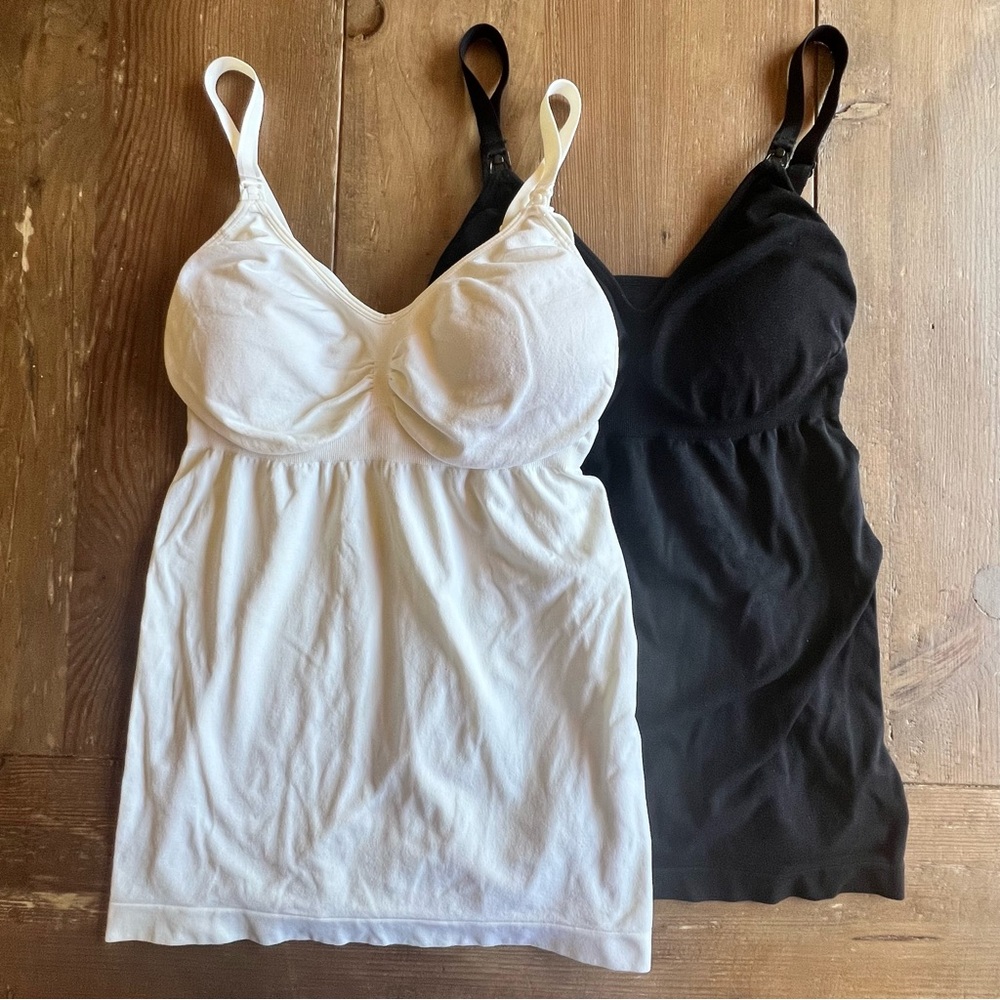 Maternity Black and White Camisole bundle